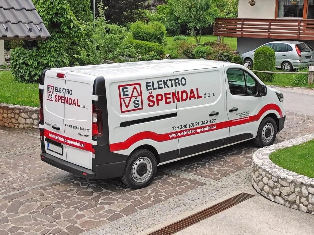 Servisno vozilo Elektro Špendal d.o.o.